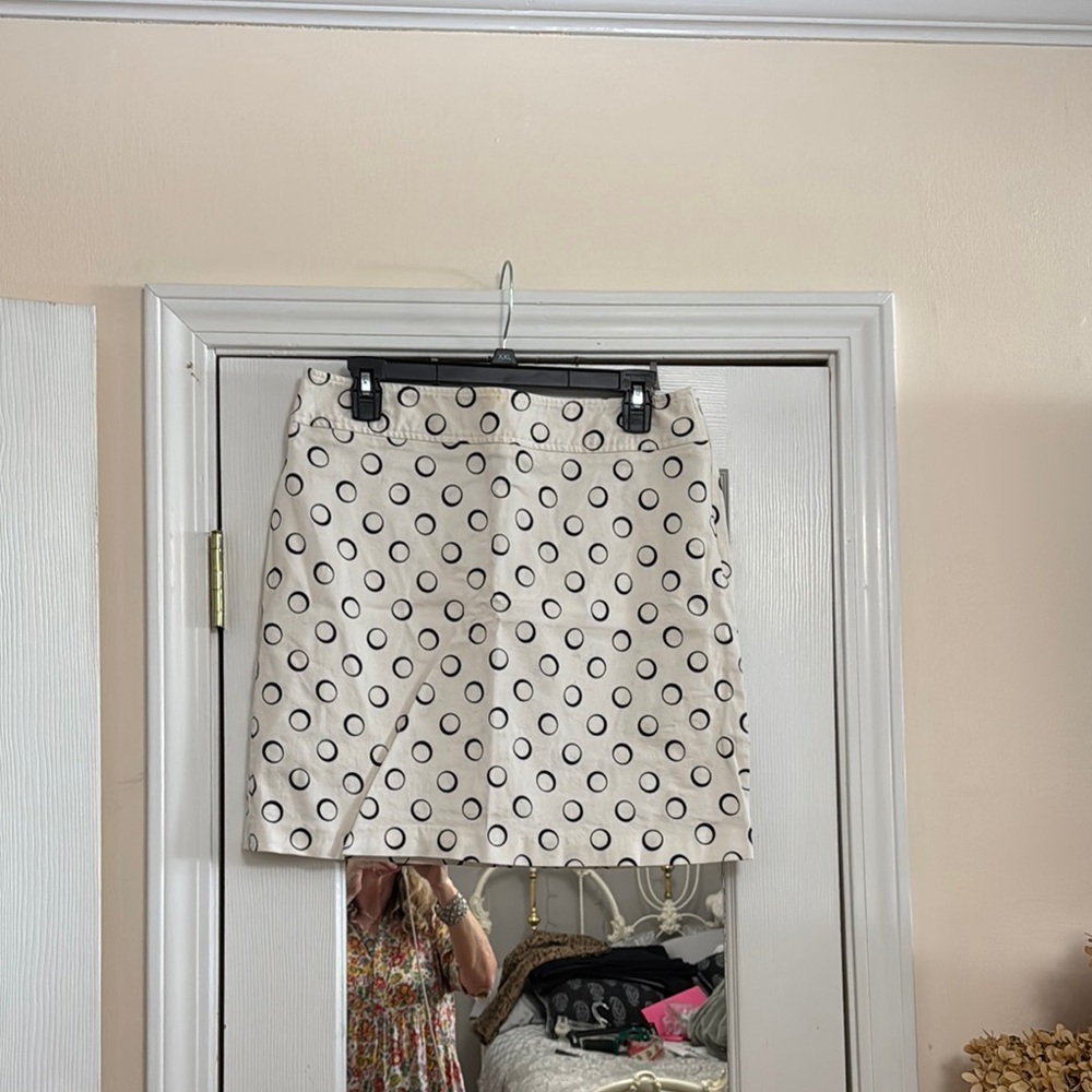 Rafaella White and Black Pencil Skirt